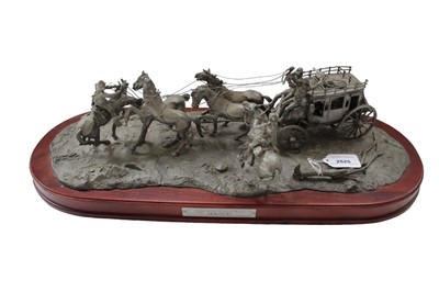 Lot 2486 - Franklin Mint The Western Heritage Museum sculpture - Hold Up