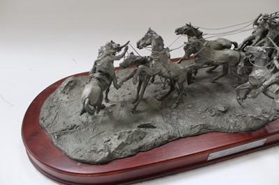 Lot 2486 - Franklin Mint The Western Heritage Museum sculpture - Hold Up