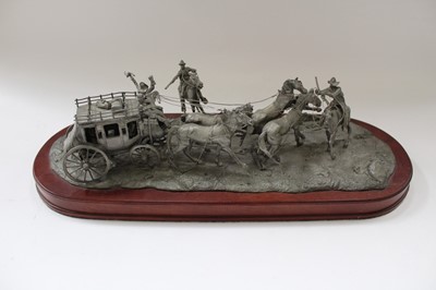 Lot 2486 - Franklin Mint The Western Heritage Museum sculpture - Hold Up