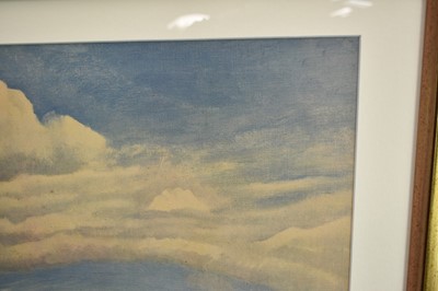 Lot 328 - John Northcote Nash (1883-1977) coloured print - Aylesbury Plain, in glazed gilt frame
