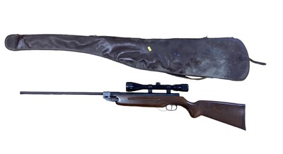 Lot 990 - Weihrauch HW35 .55 calibre break action air rifle, with scope, in a slip case