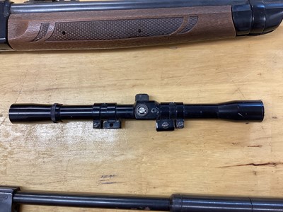 Lot 1003 - Crossman .177 BB gun, scopes and accessories.