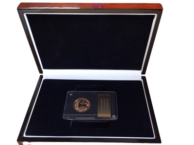 Lot 535 - Gibralta - Gold proof Royal Wedding - Prince Harry & Meghan Markle Sovereign 2018 (N.B. Cased with Certificate of Authenticity) (1 coin)