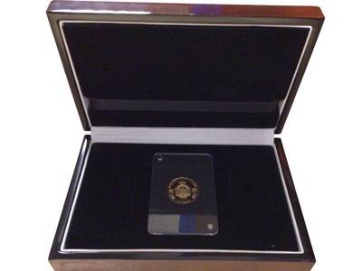 Lot 540 - Tristian Da Cunha - L.M.O. Gold proof Sovereign commemorating HRH Princess Charlotte Christening 2015 (N.B. Cased with Certificate of Authenticity) ( 1coin)