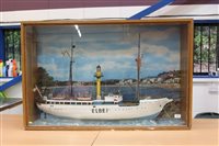 Lot 2832 - Impressive model of the Lightship ELBE 1, in a...