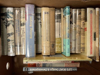 Lot 1708 - Two boxes of nautical related books