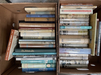 Lot 1708 - Two boxes of nautical related books