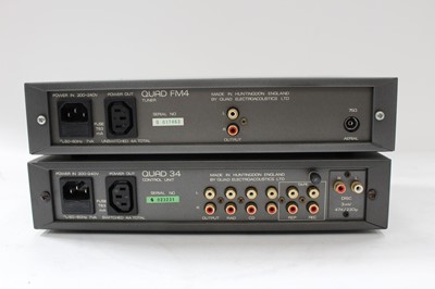 Lot 2228 - Quad FM4 Tuner and a Quad 34 Control Unit
