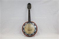 Lot 2854 - 1920s / 1930s 8 string banjo/madolin with...