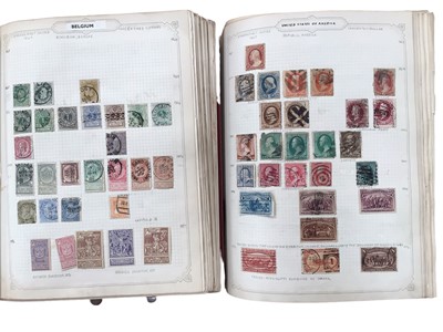 Lot 1526 - Stamps world selection in three Simplex albums, Strand albums, loose pages, packets and covers, all periods, mint and used.  Needs careful checking