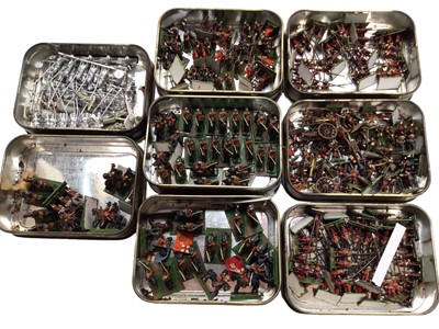 Lot 1976 - Flagship Models American Civil War battleships including CSS Virginia, CSS Tallahassee &/CSS Jackson, plus other miniature figurines and military vehicles