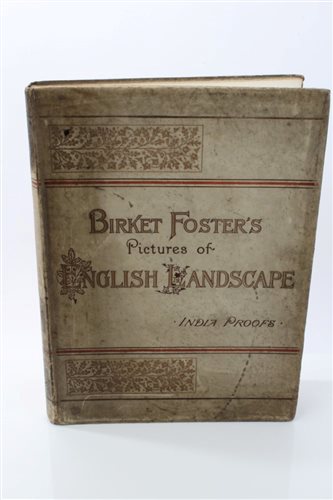 Lot 2843 - Birket Foster's Picturestures of English...