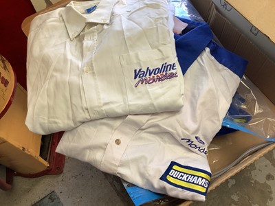 Lot 2029 - Motorsport Interest- Group of 1990's Ford Mondeo British Touring Car Championship BTCC team shirts and other clothing.