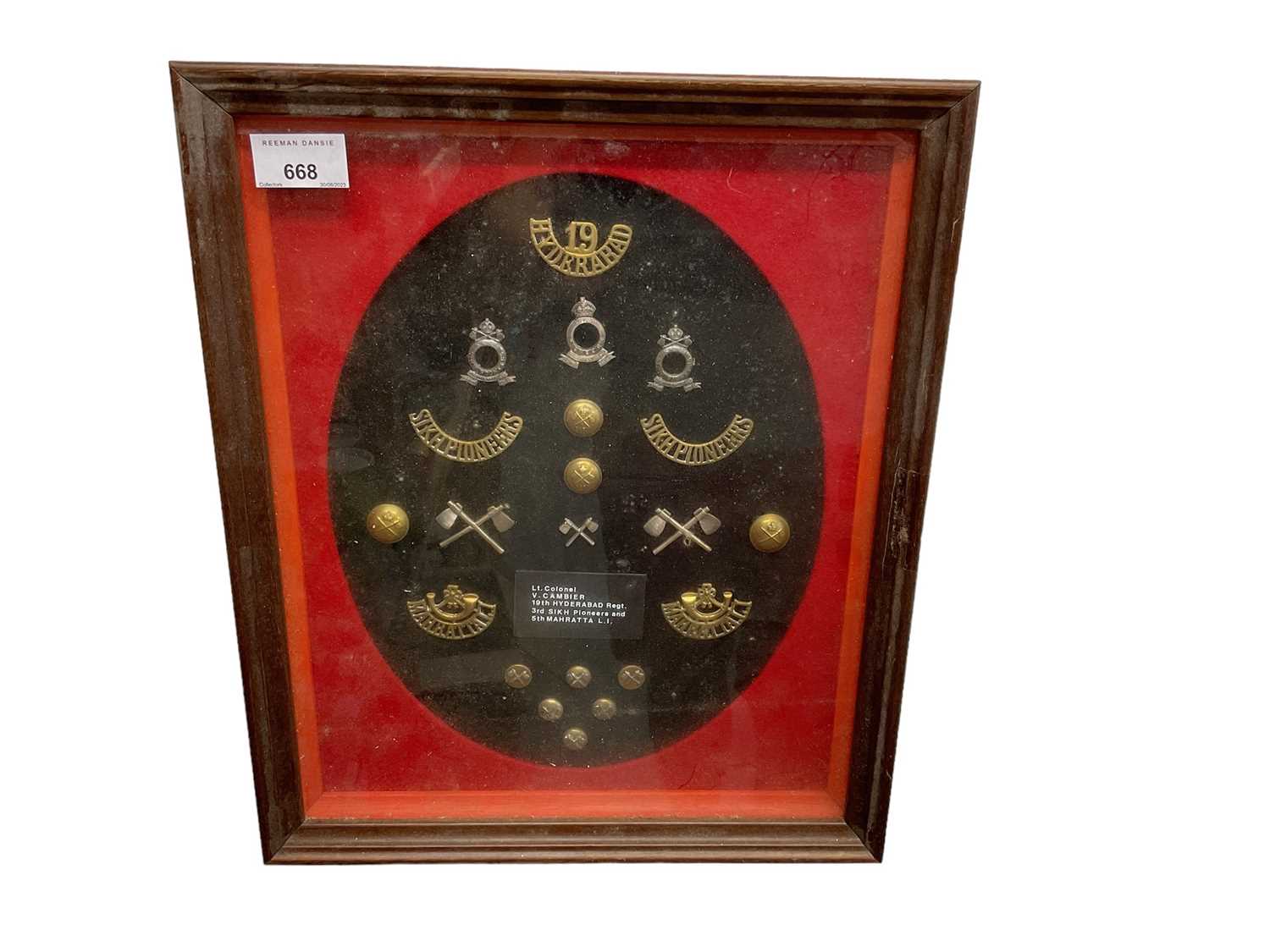 Lot 668 Group Of Sikh Pioneers And Mahratta Light