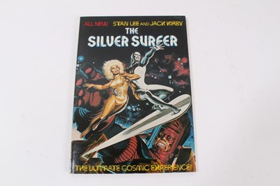 Lot 199 - Silver Surfer : The Ultimate Cosmic Experience (1978) The first original graphic novel published by Marvel Comics and the final collaboration between Stan Lee and Jack Kirby