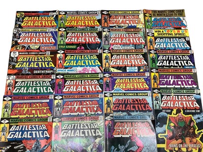 Lot 207 - Marvel Comics Battlestar Galactica (1979-81) Complete run #1-23. American price variants