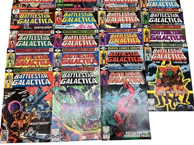 Lot 207 - Marvel Comics Battlestar Galactica (1979-81) Complete run #1-23. American price variants