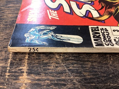 Lot 201 - Marvel Comics Silver Surfer (1968 to 1970). Incomplete run from issue 2 - 18, missing issues 4, 13, 15 and 16. Includes issue 2 the first apperance of Brotherhood of Badoon, issue 3 first apperance...