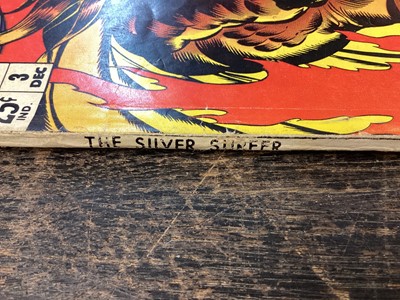 Lot 201 - Marvel Comics Silver Surfer (1968 to 1970). Incomplete run from issue 2 - 18, missing issues 4, 13, 15 and 16. Includes issue 2 the first apperance of Brotherhood of Badoon, issue 3 first apperance...