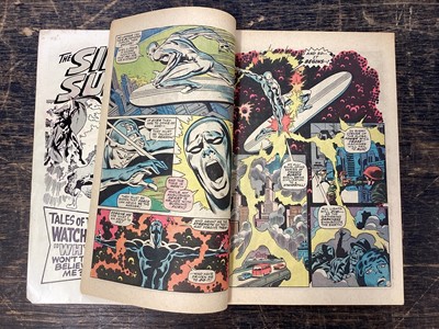 Lot 201 - Marvel Comics Silver Surfer (1968 to 1970). Incomplete run from issue 2 - 18, missing issues 4, 13, 15 and 16. Includes issue 2 the first apperance of Brotherhood of Badoon, issue 3 first apperance...