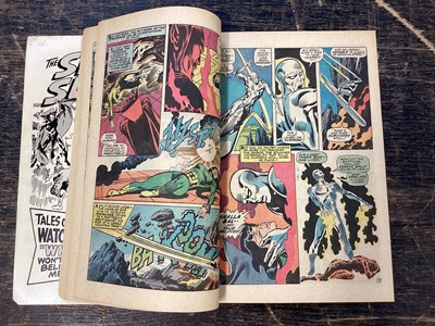 Lot 201 - Marvel Comics Silver Surfer (1968 to 1970). Incomplete run from issue 2 - 18, missing issues 4, 13, 15 and 16. Includes issue 2 the first apperance of Brotherhood of Badoon, issue 3 first apperance...
