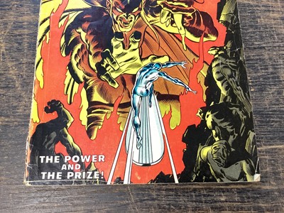 Lot 201 - Marvel Comics Silver Surfer (1968 to 1970). Incomplete run from issue 2 - 18, missing issues 4, 13, 15 and 16. Includes issue 2 the first apperance of Brotherhood of Badoon, issue 3 first apperance...