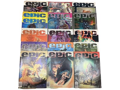 Lot 212 - (1980-83) A Marvel Magazine Epic Illustrated #1-16 (Missing #11)