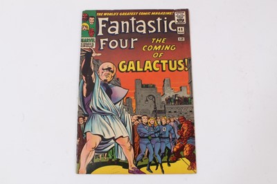 Lot 193 - Marvel Comics Fantastic Four #48 (1966) first appearance of Silver Surfer and Galactus, overall very good condition. Priced 12cents