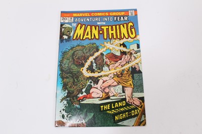 Lot 198 - Adventure Into Fear with Man-Thing #19 (1972) First appearance of Howard the Duck + Man-Thing