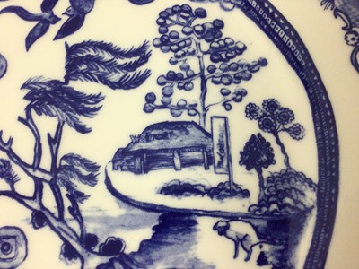 Lot 777 - Philippa Perry (b.1957-), Normal Life plate, produced for Grayson's Art Club, decorated in blue and white, stamped marks to underside