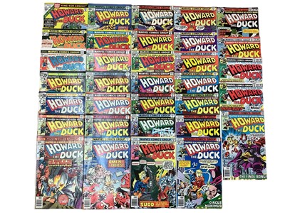 Lot 210 - Howard The Duck #1-31 + Annual #1 (32 in Lot) - (1976-79) Marvel Comics - US Prices - Full complete unbroken run of the original 31 issue series  First solo title featuring Howard the Duck, the fir...