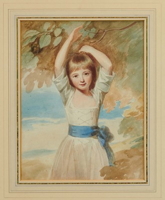 Lot 1342 - After George Romney (1734-1802) watercolour - Charles Boone son of Charles Boone M.P., 31.5cm x 24.5cm, in glazed gilt frame