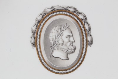 Lot 72 - A Vienna plate, in Neoclassical style, circa 1775