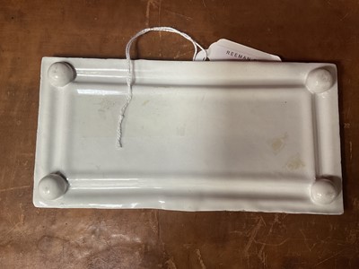 Lot 179 - A rare Birmingham enamel printed snuffer tray, circa 1770-75