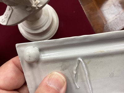 Lot 179 - A rare Birmingham enamel printed snuffer tray, circa 1770-75
