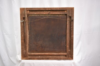 Lot 923 - Thomas Smythe (1825-1906) oil on panel - The Log Drag, signed, 35.5cm tondo, in gilt frame