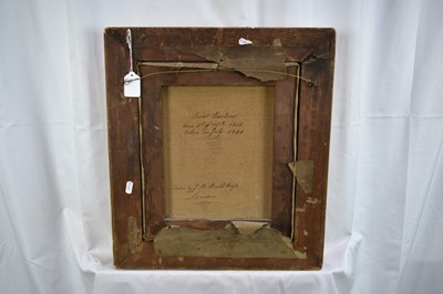 Lot 1326 - J. R. Powell, mid 19th century, oil on canvas - portrait of a gentleman, inscribed on reverse 'Robert Borland...July 1841', 36cm x 31cm, in gilt frame