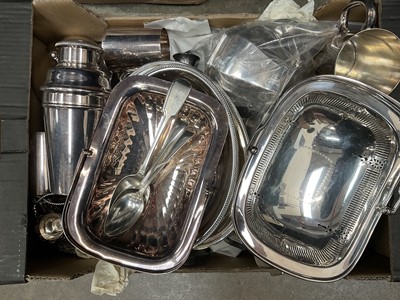 Lot 178 - Large collection of silver plate