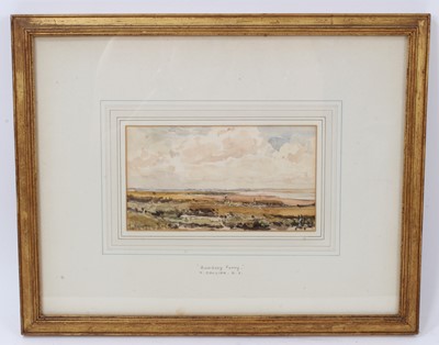 Lot 641 - Thomas Collier (1840-1891), watercolour, Bawdsey Ferry