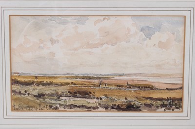 Lot 641 - Thomas Collier (1840-1891), watercolour, Bawdsey Ferry