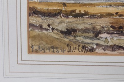 Lot 641 - Thomas Collier (1840-1891), watercolour, Bawdsey Ferry