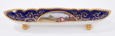 Lot 57 - A Flight, Barr and Barr Worcester pen tray, circa 1815-20