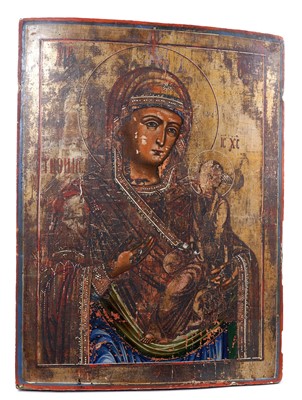 Lot 712 - 19th century Russian icon