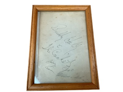 Lot 1412 - Buddy Holly autograph