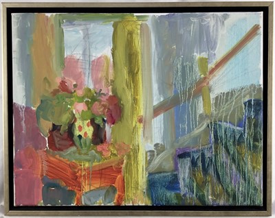 Lot 192 - Annelise Firth (b.1961) oil on canvas - Still Life, signed and dated 2023 verso, 36cm x 46cm, framed