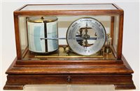 Lot 2751 - Rare Edwardian barograph with circular...