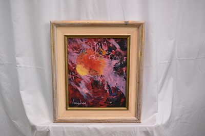 Lot 823 - Jeremy Fraser (b.1941) acrylic on canvas - Summer Song, 2014, signed, 30.5cm x 25.5cm, framed