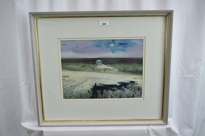 Lot 828 - *Charles Bartlett (1921-2014) watercolour - 'Seawall', signed, 24cm x 32cm, in glazed frame