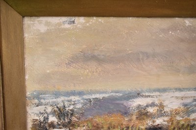 Lot 856 - Manner of Edward Seago (1910-1974) oil on board - Winter Landscape near Norwich, labels verso, 36cm x 45cm, in gilt frame