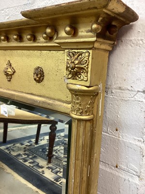 Lot 1194 - Regency gilt gesso pier mirror